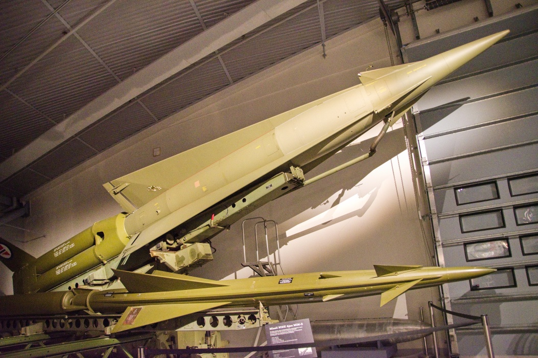 アメリカ製のMIM-23「ホーク」(Hawk)地対空ミサイル