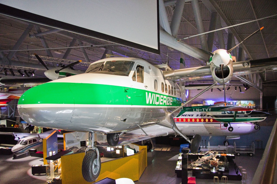 Widerøe(ウィデロー航空) が使用していた
de Havilland Canada DHC-6 Twin Otter(ツイン・オッター)