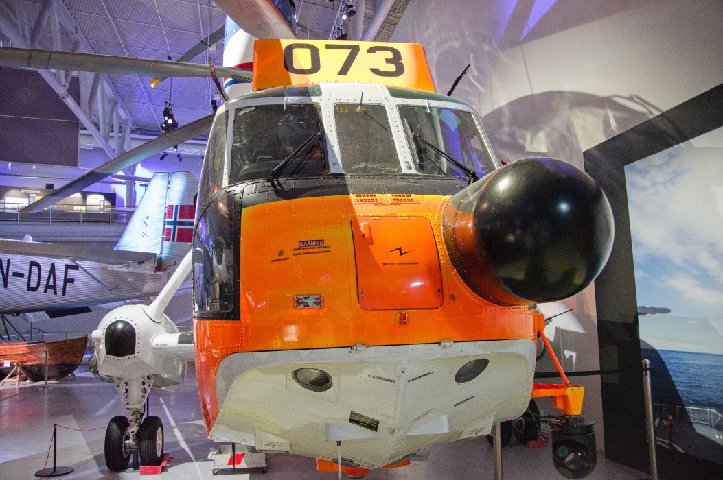 ノルウェー空軍(RNoAF:Royal Norwegian Air Force)が使用していた
Westland Sea King Mk.43(ウェストランド・シーキング)救難ヘリコプター